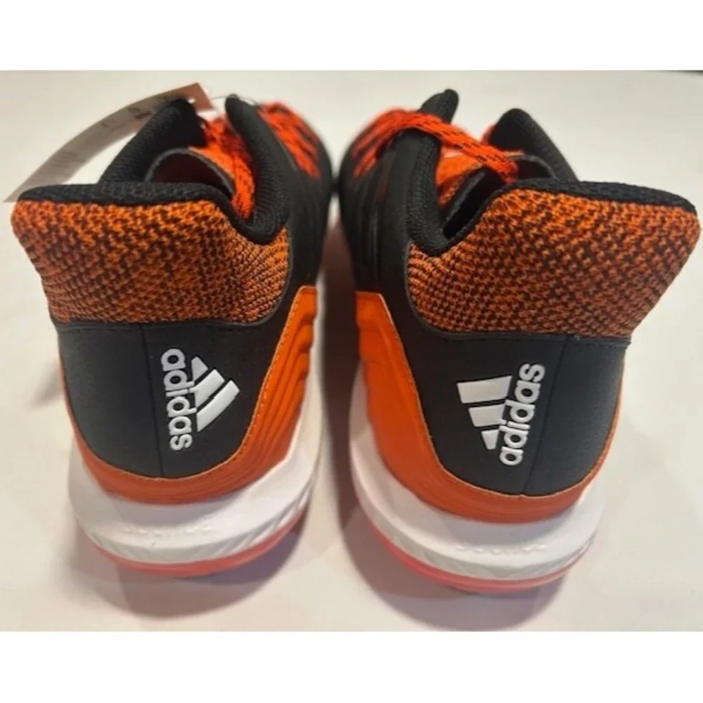Adidas Mens Icon Bounce Baseball Cleats CG5248 Black Orange White NIB - Size 15‎